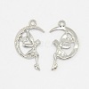 Zinc Alloy Fairy Sprite Charms X-PALLOY-A18526-P-LF-1