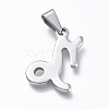Non-Tarnish 304 Stainless Steel Pendants LS-STAS-L210-06I-P-01-2