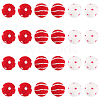 24Pcs 3 Style Craft Pom Pom for DIY Doll Keychain Hair Accessories DIY-FG0004-20-1