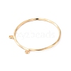 Brass Open Back Bezel Connector Charms KK-O144-15G-2