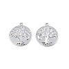 Non-Tarnish 201 Stainless Steel Pendants STAS-T063-186P-3