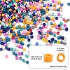 1800Pcs 15 Colors Glass Cylinder Beads SEED-YW0002-59-2