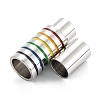 304 Stainless Steel Magnetic Enamel Clasps LS-STAS-P285-02P-2