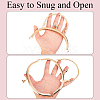 2Pcs 2 Colors Flower Iron Kiss Lock Purse Frame Handle PURS-CN0001-09-3