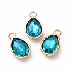 Faceted Glass Rhinestone Pendants GLAA-I051-A05-2