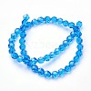 Imitation Austrian Crystal Bead Strands G-M181-6mm-25A-2