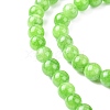 Natural Mashan Jade Round Beads Strands G-D263-6mm-XS17-2