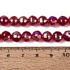 Transparent Glass Beads Strands GLAA-Q107-02A-05-4