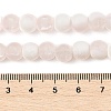 Frosted Crackle Glass Beads Strands GLAA-U001-6mm-M12-4