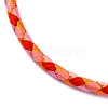 Polyester Cord Braided Bracelet Makings MAK-Z003-01P-33-2