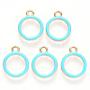 Alloy Enamel Pendants ENAM-S121-086-2