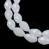 Electroplate Imitation Jade Glass Beads Strands GLAA-N005-J8mm-D03-3