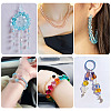 2 Strands Baking Paint Transparent Glass Beads DGLA-TA0001-20C-9