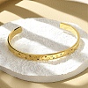 304 Stainless Steel Cuff Bangles BJEW-P348-02D-G-1