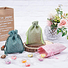 Burlap Packing Pouches Drawstring Bags ABAG-BC0001-15-5