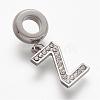 304 Stainless Steel European Dangle Charms STAS-F042-Z-1