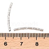 Brass Texture Curved Tube Beads KK-H250-01B-P-3