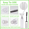 10Pcs DIY Plastic Empty Eyelash Bottle with 4Pcs 2ml Disposable Plastic Dropper with 2Pcs Mini Transparent Plastic Funnel Hopper MRMJ-GF0001-53C-5