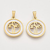 Religion Theme 201 Stainless Steel Pendants X-STAS-N089-57G-1