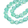 Electroplate Glass Beads Strands EGLA-N002-27-E05-3