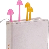 2 Colors Silicone Creative Bookmarks AJEW-DR0001-34-5