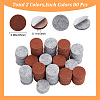 Gorgecraft 160Pcs 2 Colors Felt Self-adhesive Pads FIND-GF0003-78-2