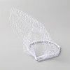 Bridal Rhinestones Pearl Mesh Veil Cloth Hair Bands MRMJ-WH0082-05B-02-2