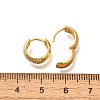 Rack Plating Ring Brass Hoop Earrings for Women EJEW-C125-15G-5