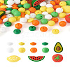 88Pcs 12 Styles Food Grade Eco-Friendly Silicone Beads SIL-TA0001-31-17