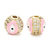 Brass Micro Pave Cubic Zirconia Charms ZIRC-A019-16G-A-2