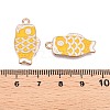 Light Gold Plated Alloy Enamel Pendants PALLOY-N176-27B-RS-3