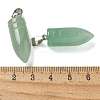 Natural Green Aventurine Pointed Pendants G-B127-18P-05-3