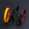 1Pc Punk Retro Ethnic Style Handmade Leather Bracelet Couple Literary Hand Strap Men BJEW-CL0001-02B-5