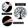 2Pcs 2 Styles Plastic Drawing Painting Stencils Templates DIY-GF0006-01A-3