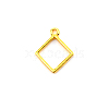 Alloy Open Back Bezel Pendants FIND-WH0094-97G-1