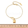 304 Stainless Steel Cable Chains Charm Bracelets for Women BJEW-U021-11G-5