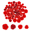 45Pcs 3 Styles Cinnabar Beads CARL-HY0001-02-1