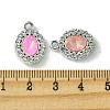 UV Plating Alloy with Mixed Color Glass Rhinestone Pendants FIND-B039-06P-3