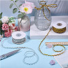 2 Rolls 2 Colors Polyester Ribbon OCOR-GL0001-33B-5