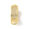 Brass Micro Pave Cubic Zirconia Pendant Bails KK-P292-02G-1