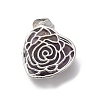 Natural Amethyst Pendants G-B042-01P-05-2