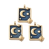 304 Stainless Steel Enamel Pendants STAS-Z121-41G-1