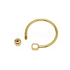 Brass Screw Carabiner Lock Charms KK-ZX025-67C-1