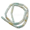 Natural Flower Amazonite Beads Strands G-G006-A03-01-3