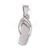 304 Stainless Steel Pendants STAS-A062-38-2