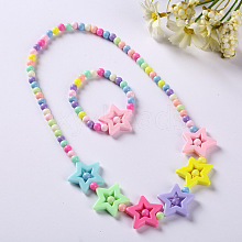 Plastic Beaded Necklaces & Beaded Bracelets WG32877-08