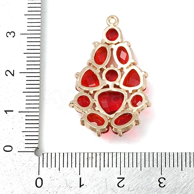Brass Glass Pendants KK-R224-16D-G-1