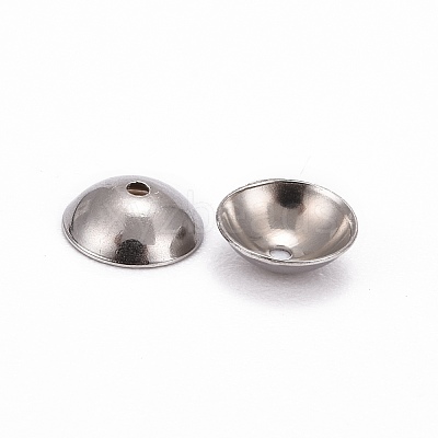 Tarnish Resistant 304 Stainless Steel Bead Caps STAS-D040-1