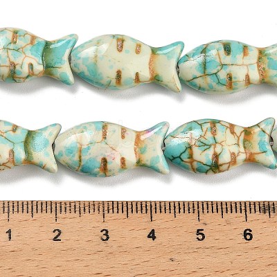 Synthetic Turquoise Beads Strands TURQ-F019-01I-1