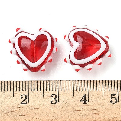 Handmade Lampwork Bumpy Beads LAMP-D003-01A-1